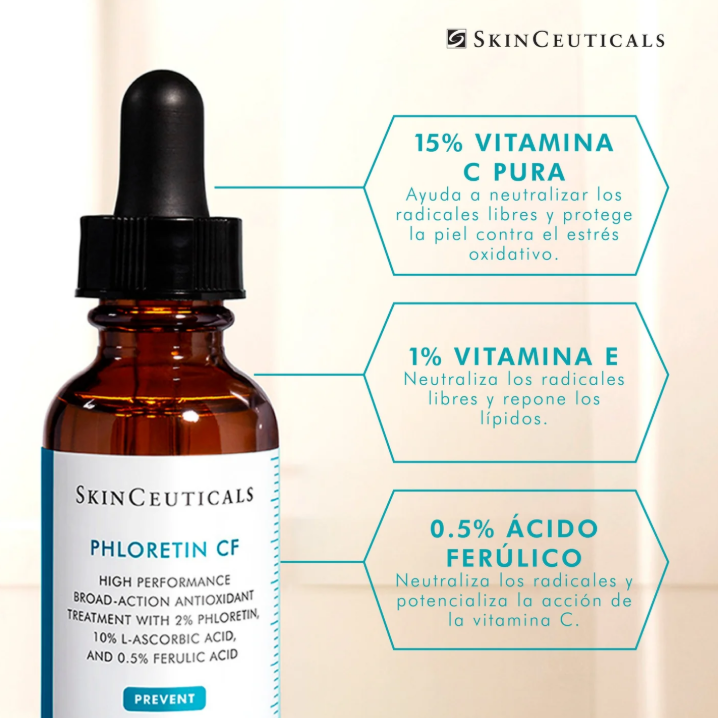 SkinCeuticals Phloretin CF Sérum Antioxidante con Vitamina C 30 ml
